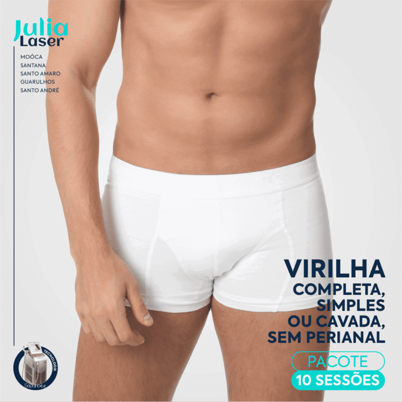 10 SESSÕES VIRILHA COMPLETA, SIMPLES OU CAVADA COM OU SEM PERIANAL