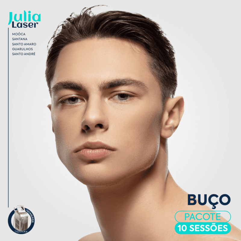 BUÇO MASCULINO PACOTE 10 SESSÕES