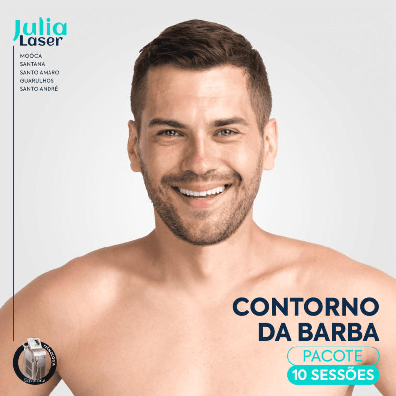 CONTORNO DE BARBA PACOTE 10 SESSÕES