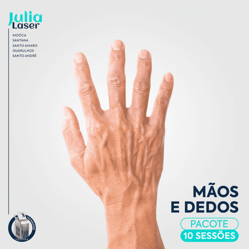 MÃOS E DEDOS PACOTE 10 SESSÕES
