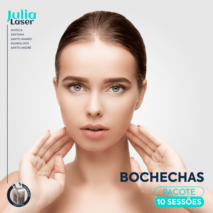 Pacote 10 Sessões Depilação Bochechas Femininas