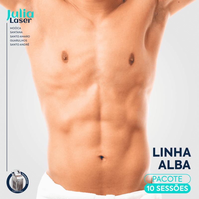 Pacote 10 Sessões Depilação Linha Alba Masculina