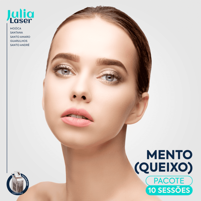 Pacote 10 Sessões Depilação Mento (Queixo) Feminino