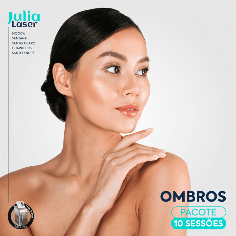 Pacote 10 Sessões Depilação Ombros Femininos