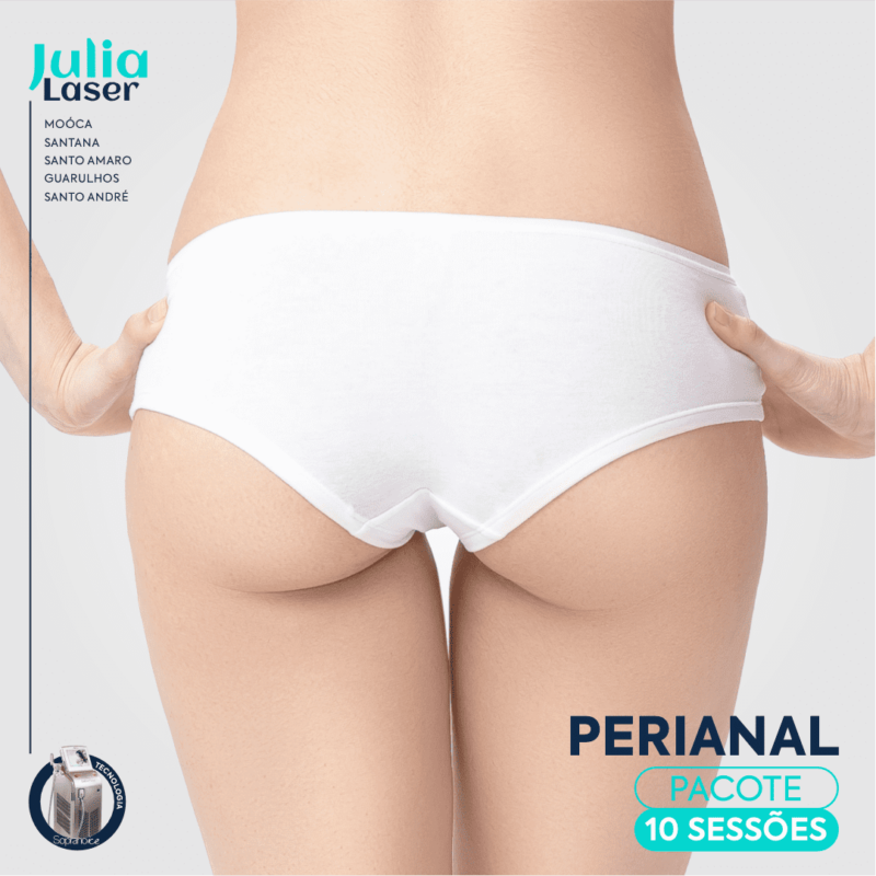Pacote 10 Sessões Depilação Perianal Feminino