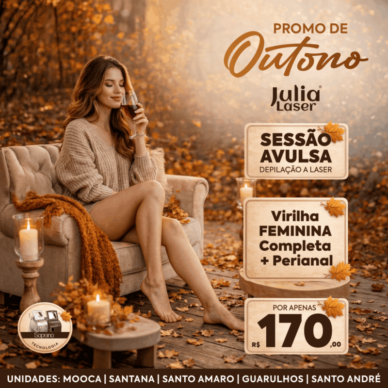 1 SESSÃO VIRILHA FEMININA COMPLETA COM OU SEM INTIMA R$170,00