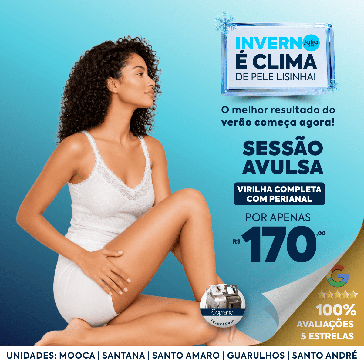 1 SESSÃO AVULSA DEPILAÇÃO VIRILHA COMPLETA COM OU SEM PERIANAL APENAS R$170